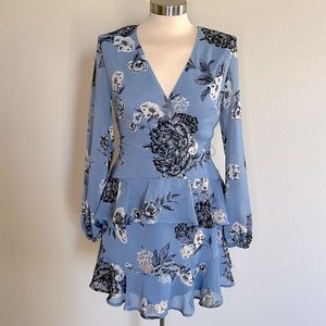Love, Fire Blue Motif Dress (Size M)